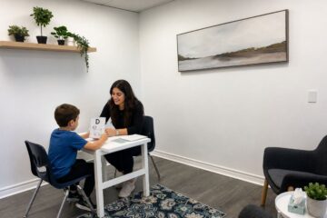 Toronto West Dundas--Andalusia Speech Therapy--Therapy Room Child Session